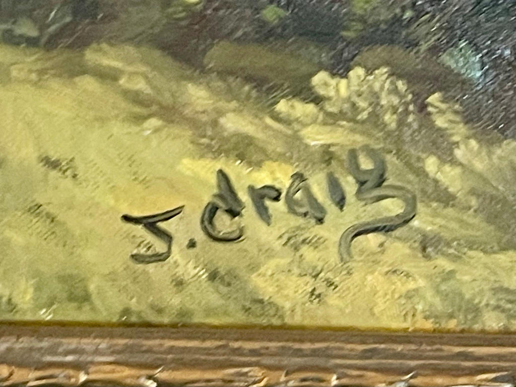 Sierra Mountains an Original Oil on Canvas Landscape by J. Craig