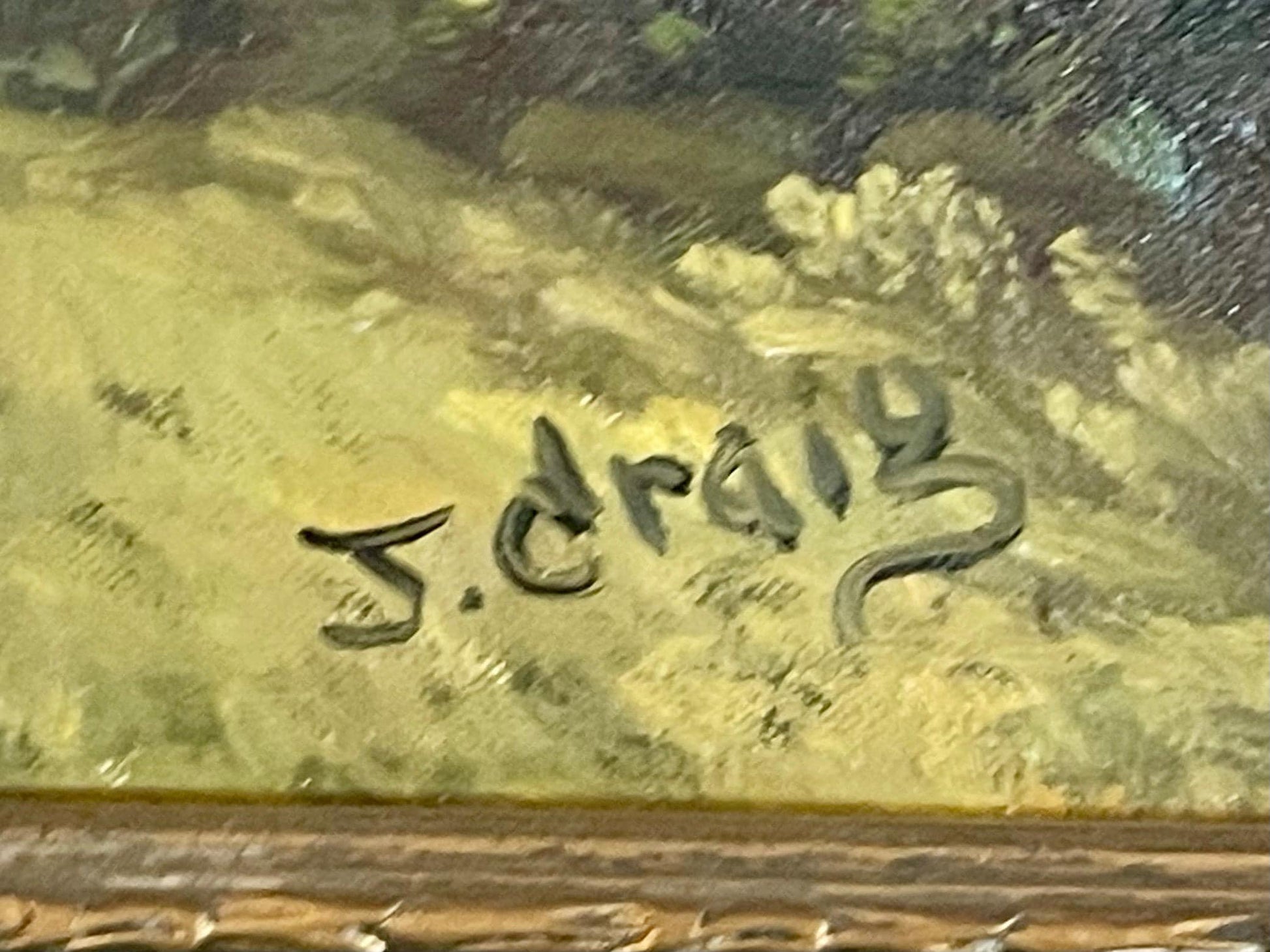 Sierra Mountains an Original Oil on Canvas Landscape by J. Craig