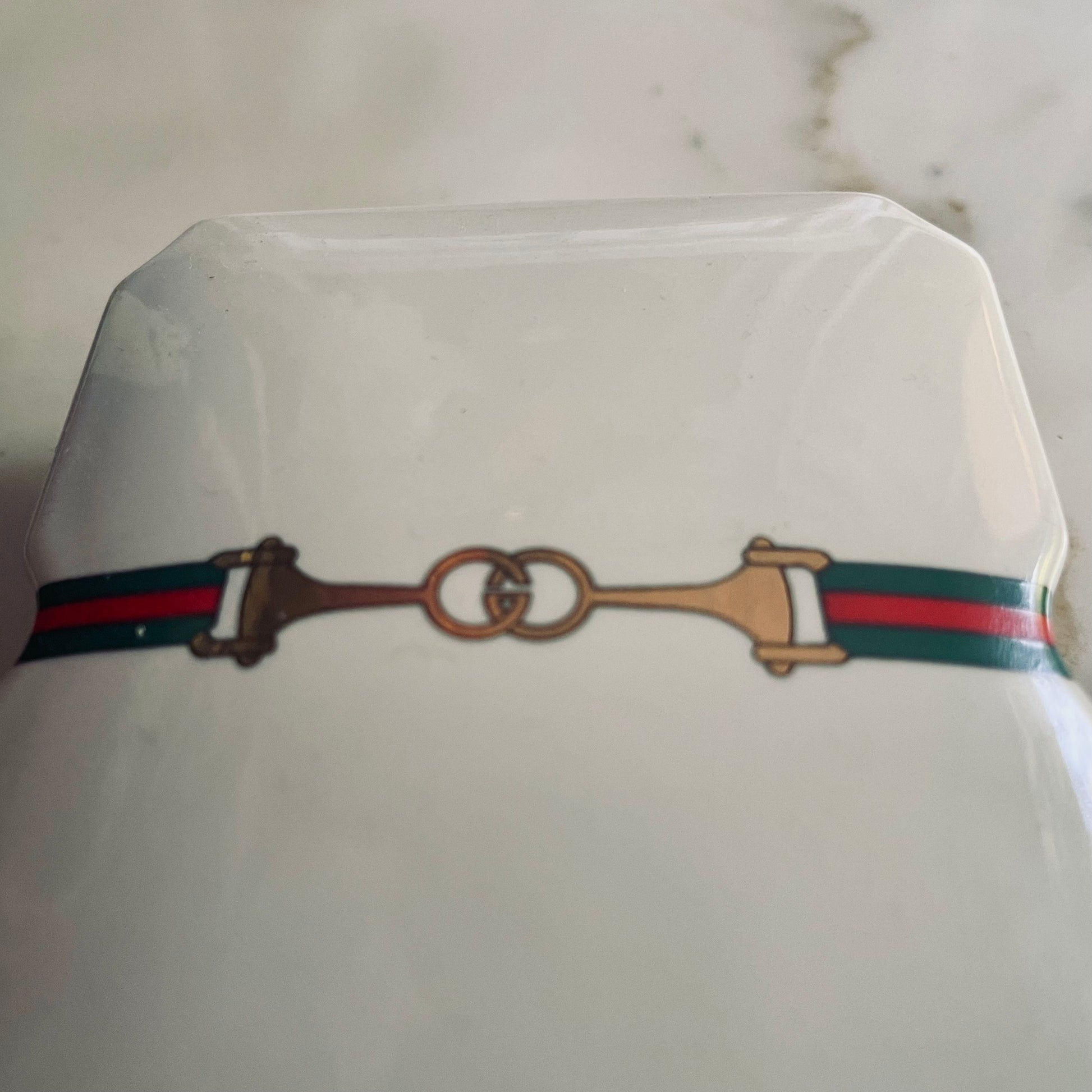 Gucci Horsebit Porcelain Incense Holder Trinket Box