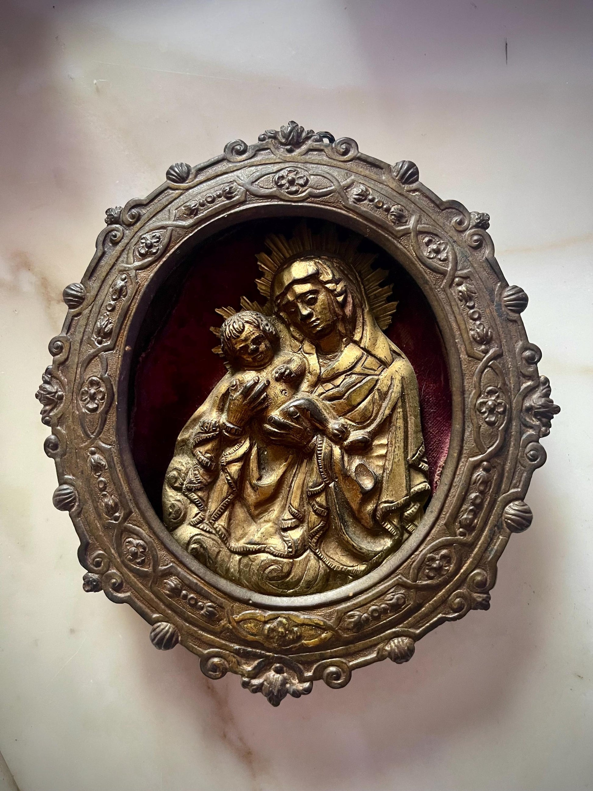 Vintage Metal Crufix of Jesus