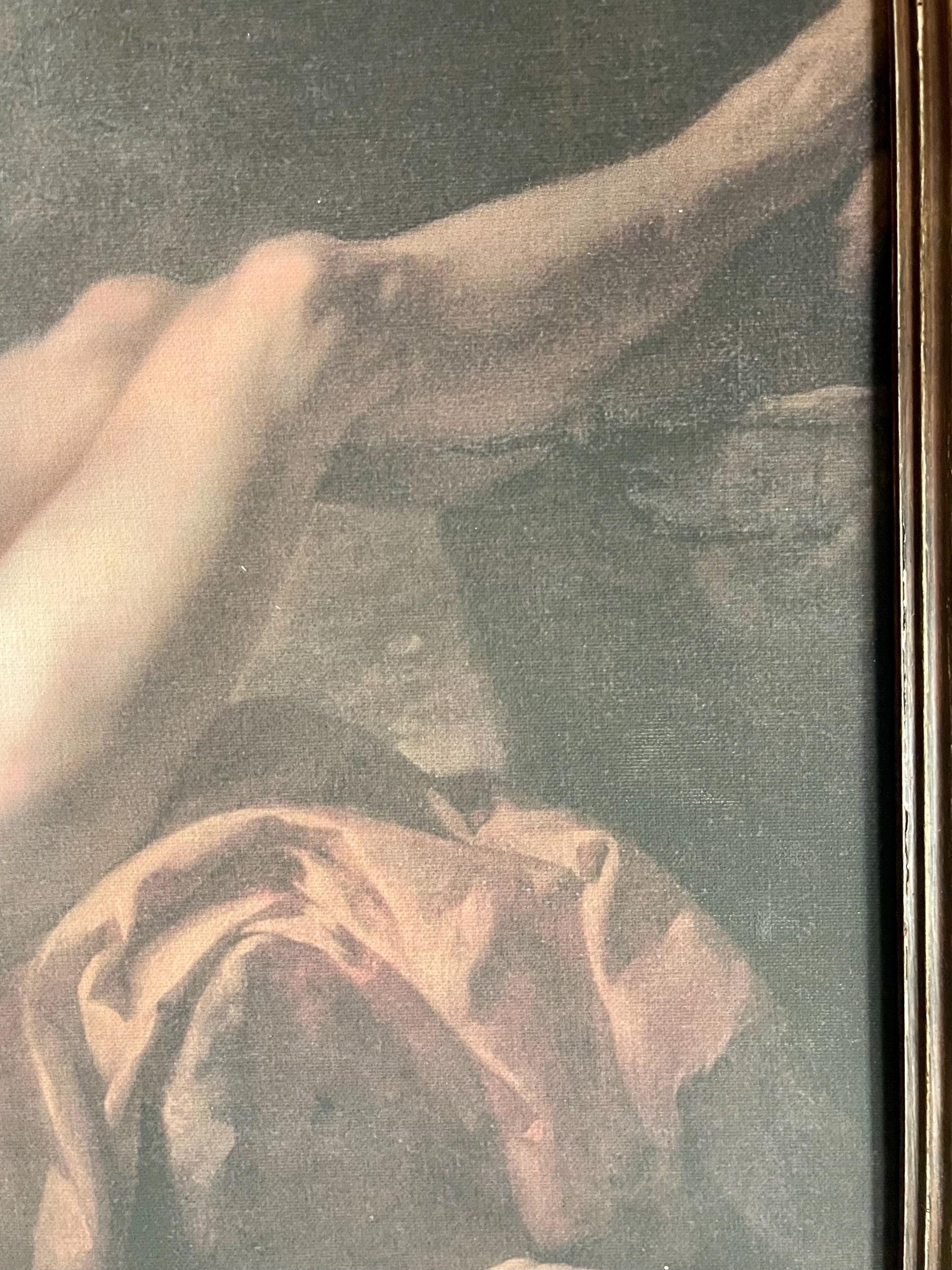 Vintage Museum Canvas Print of “Hector” by Jacques Louis David, 1778