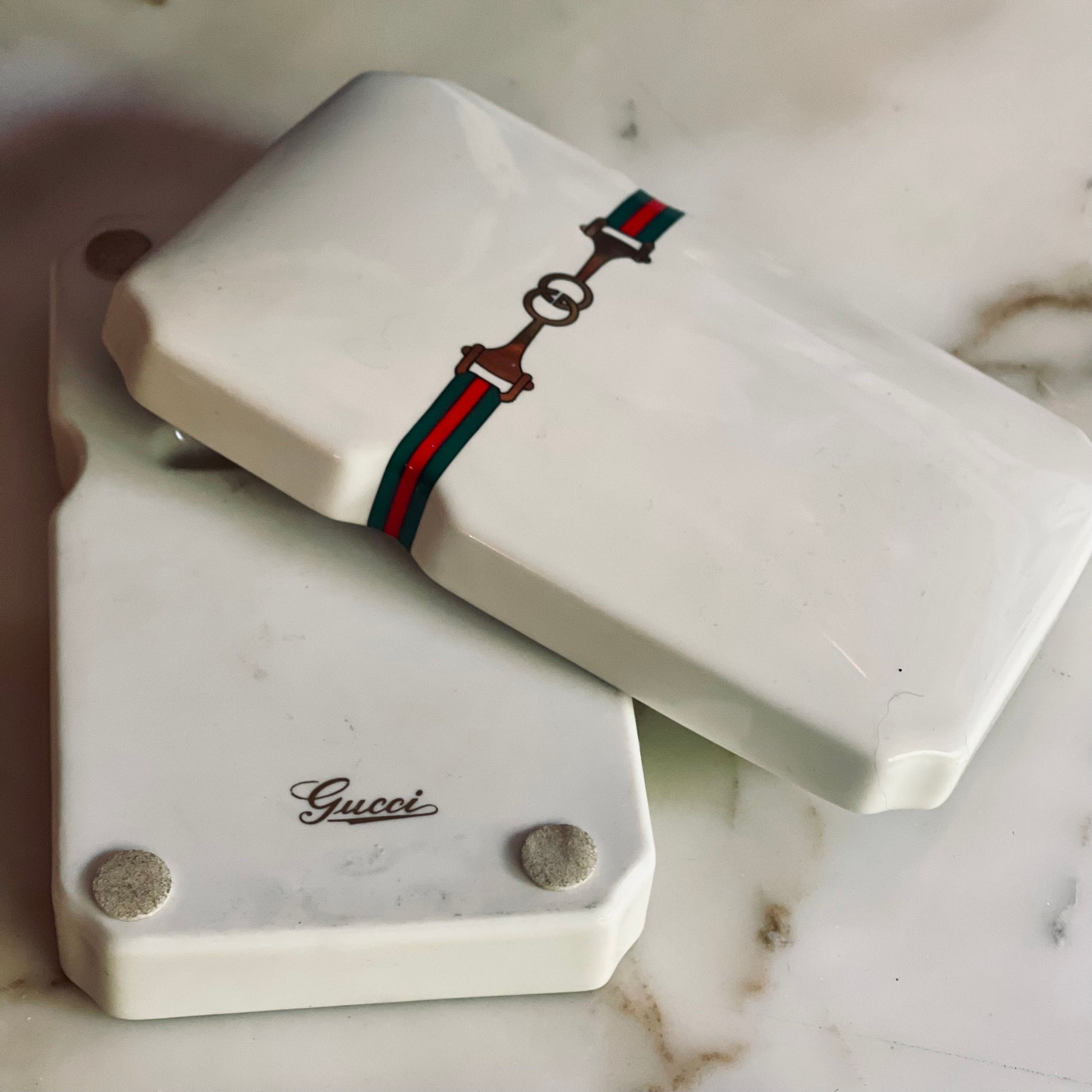 Gucci Horsebit Porcelain Incense Holder Trinket Box