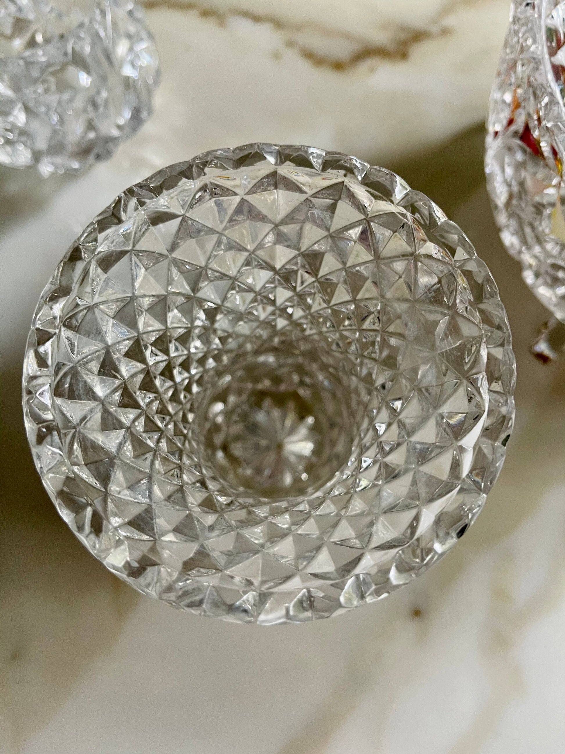 Vintage Brilliant Cut Glass Vase