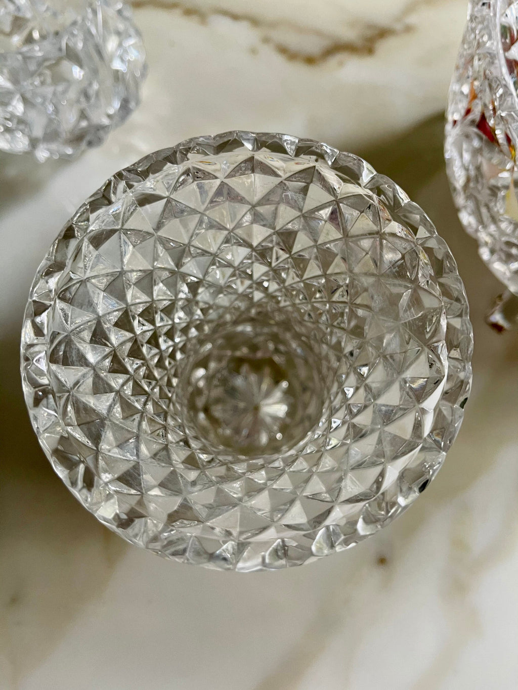 Vintage Brilliant Cut Glass Vase