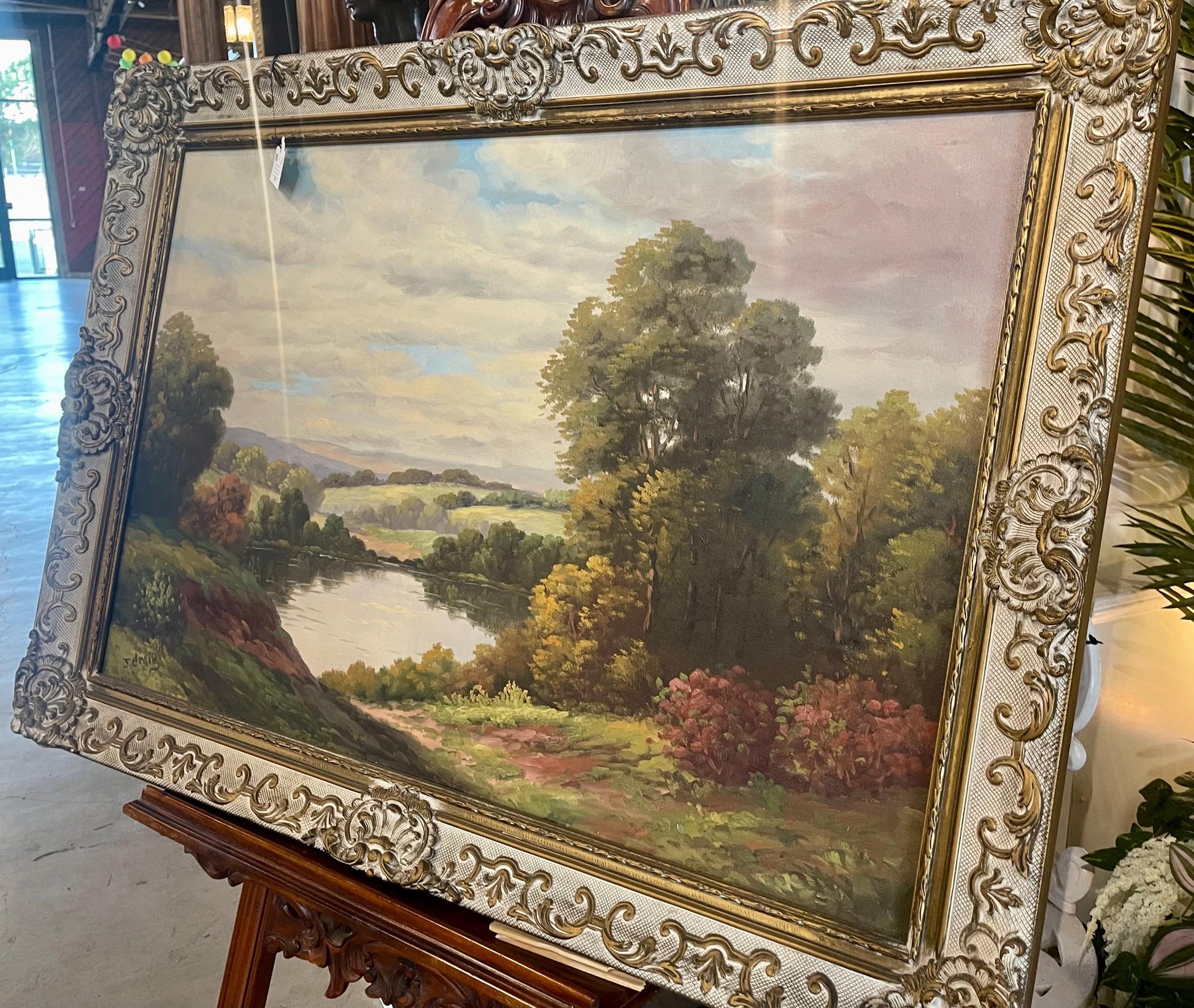 Sierra Mountains an Original Oil on Canvas Landscape by J. Craig