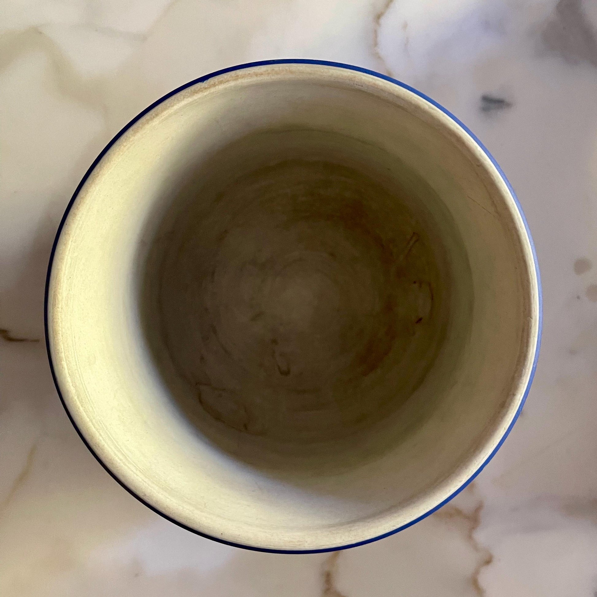 Antique Wedgwood Navy Blue Jasperware Jardinière Neoclassical Planter Circa 1908