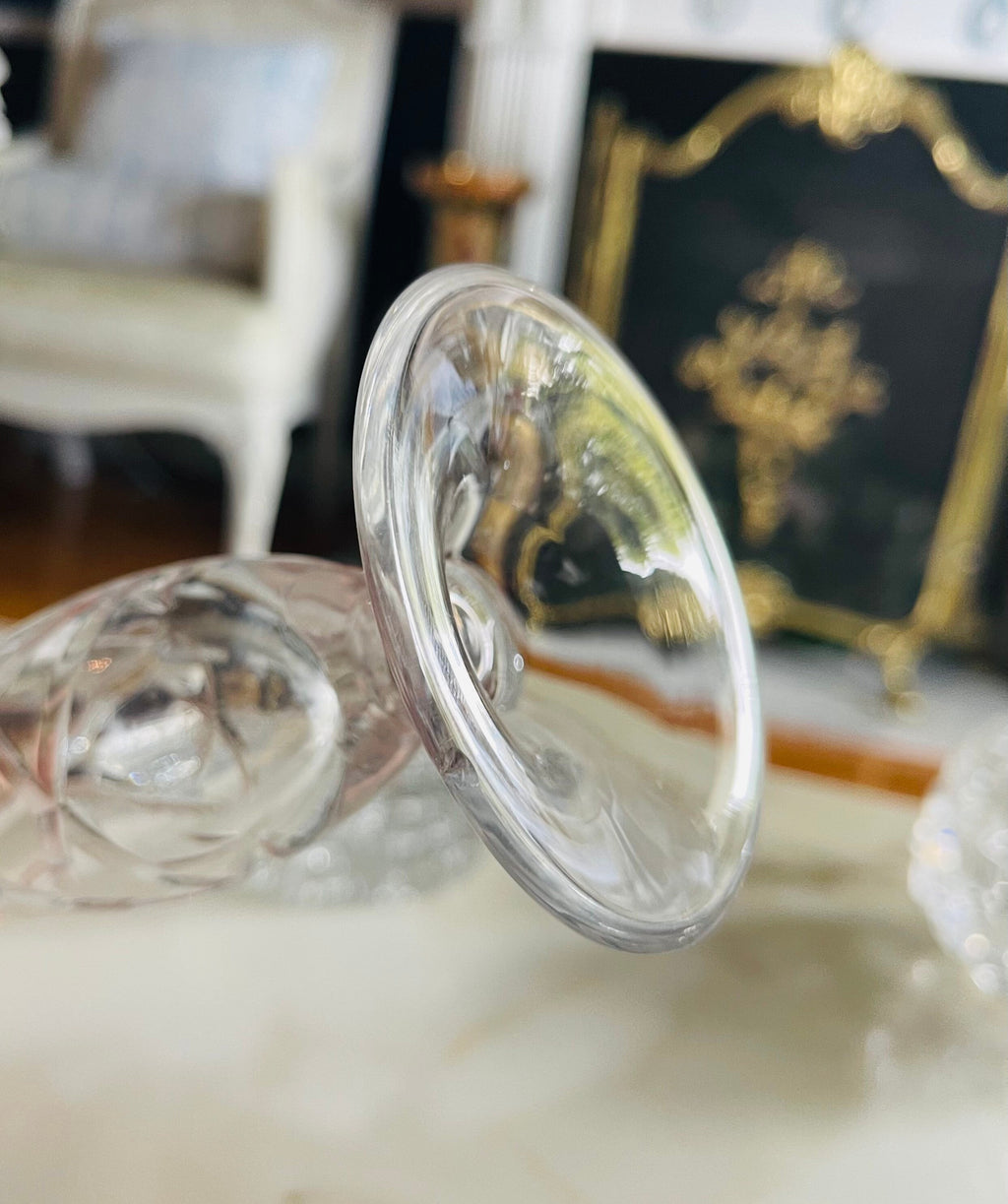 Vintage Tall Brilliant Cut Glass Vase