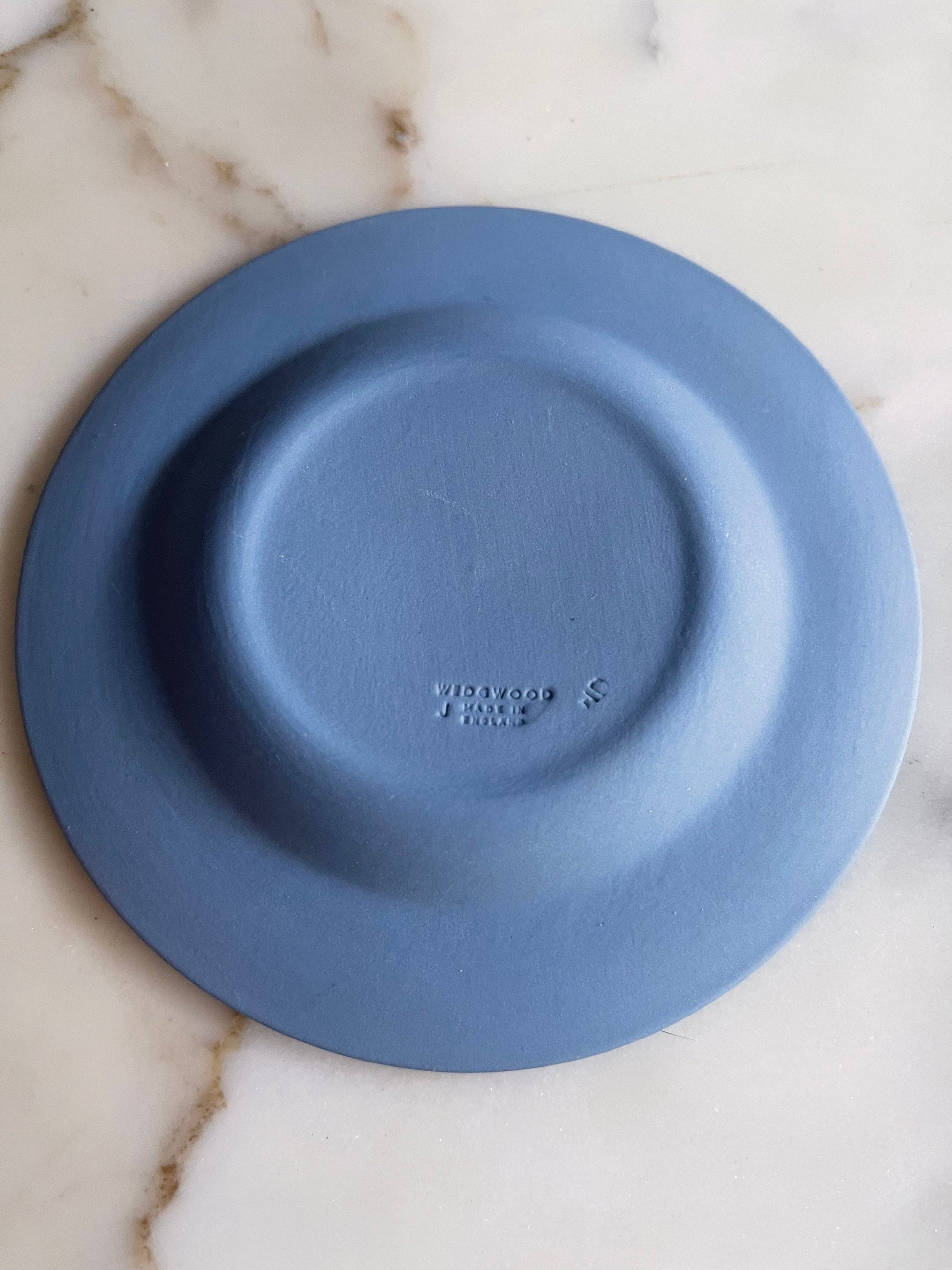 Vintage Blue White Wedgwood Pin Dish