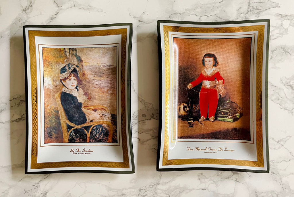 Vintage The Metropolitan Museum of Art Plates by Houze Art