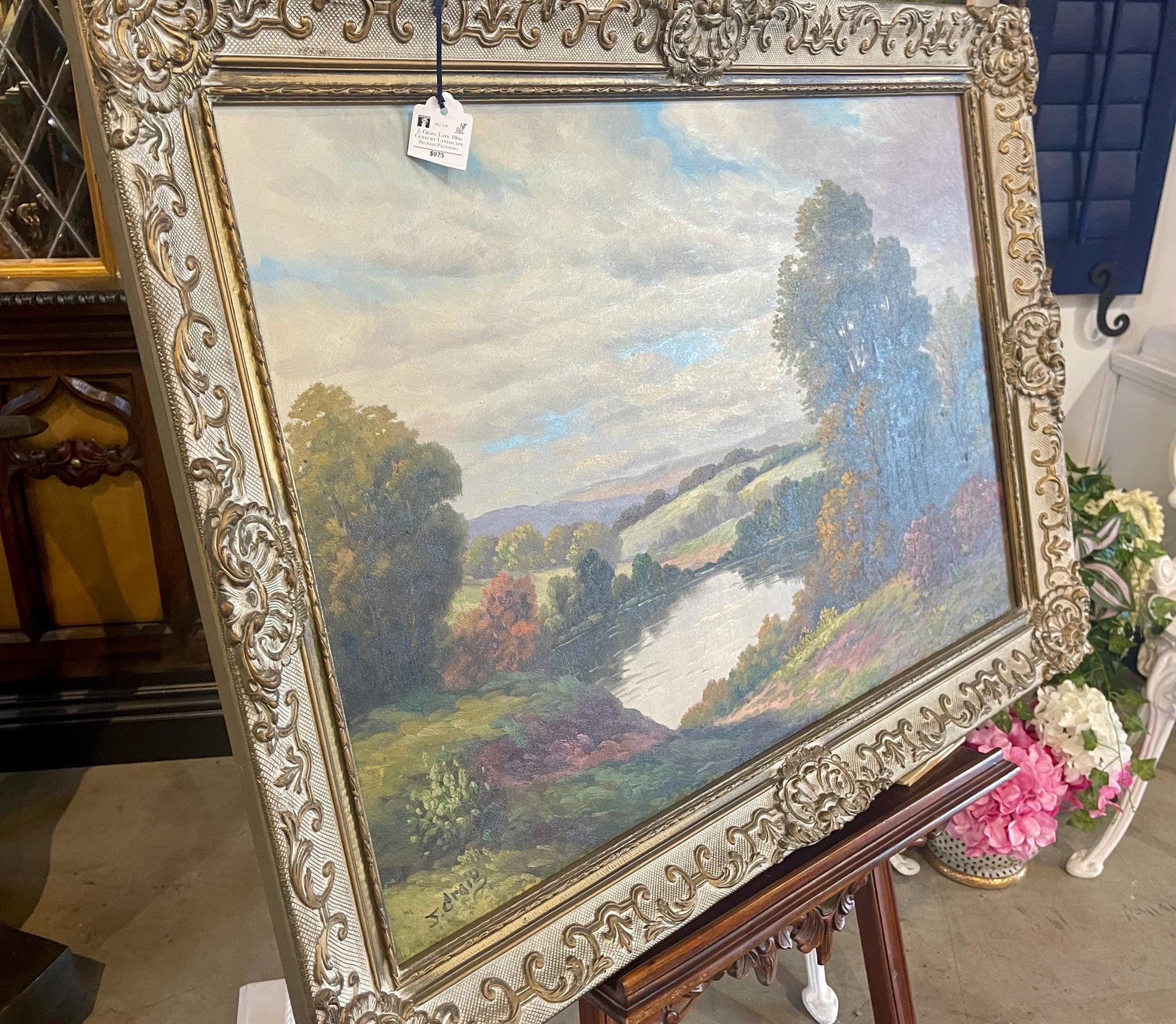 Sierra Mountains an Original Oil on Canvas Landscape by J. Craig