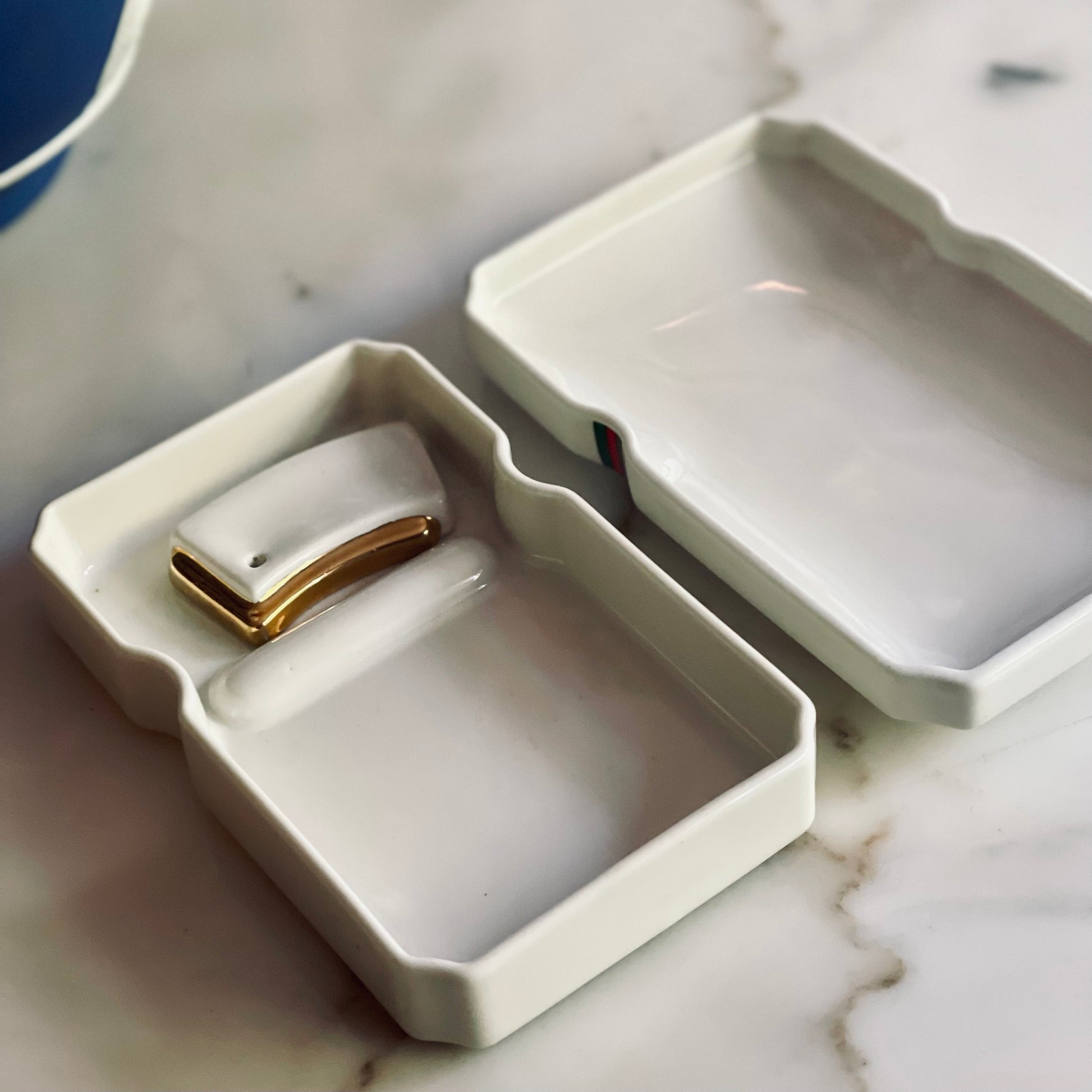 Gucci Horsebit Porcelain Incense Holder Trinket Box